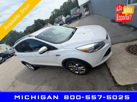White 2014 Ford Escape Titanium for sale in Michigan Center, MI