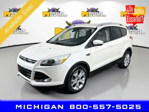 White 2014 Ford Escape Titanium for sale in Michigan Center, MI