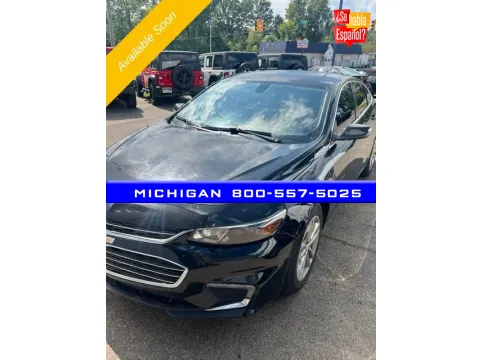 Blue 2016 Chevrolet Malibu LT for sale in Michigan Center, MI