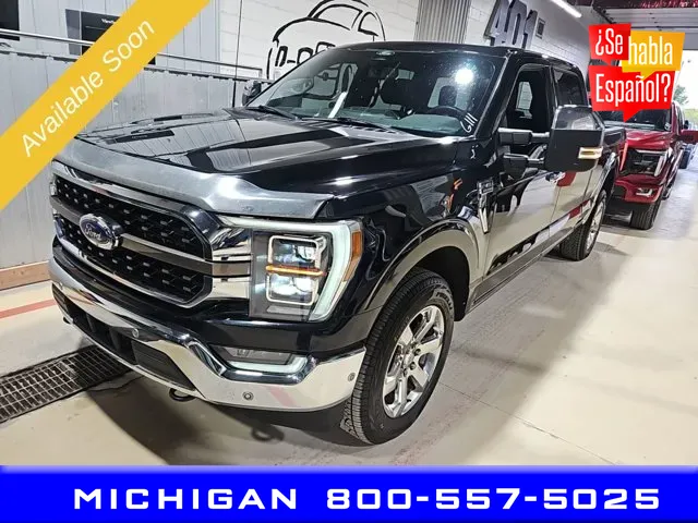 Black 2022 Ford F-150 King Ranch for sale in Michigan Center, MI