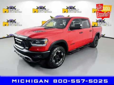 Red 2022 Ram 1500 Rebel for sale in Michigan Center, MI