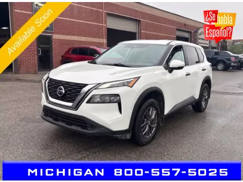 White 2021 Nissan Rogue S for sale in Michigan Center, MI