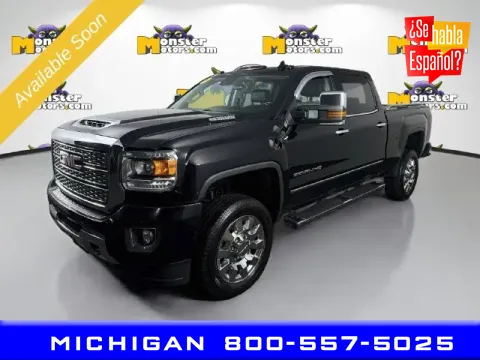 Black 2018 GMC Sierra 2500 HD Denali for sale in Michigan Center, MI