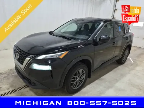 Black 2021 Nissan Rogue S for sale in Michigan Center, MI