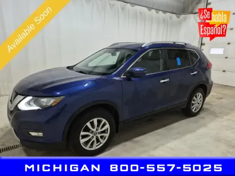 Blue 2017 Nissan Rogue for sale in Michigan Center, MI