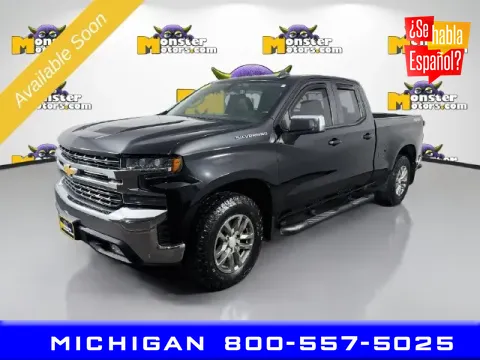 Black 2019 Chevrolet Silverado 1500 LT for sale in Michigan Center, MI
