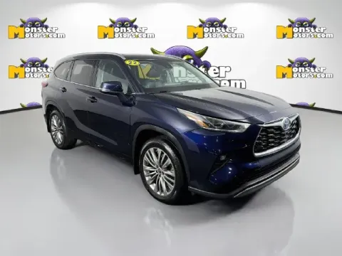 Another view of 2022 Toyota Highlander Hybrid Platinum for sale in Michigan Center, MI at Monster Motors - Jackson, MI