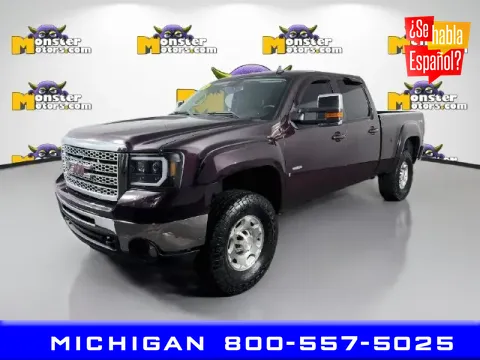 Red 2008 GMC Sierra 2500 HD SLT for sale in Michigan Center, MI