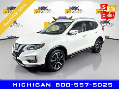White 2017 Nissan Rogue SL for sale in Michigan Center, MI