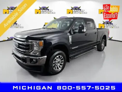Black 2021 Ford F-250SD Lariat for sale in Michigan Center, MI