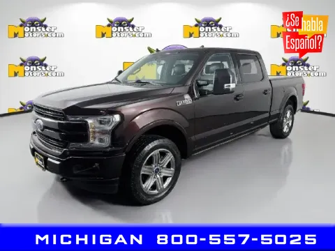 Black 2018 Ford F-150 Lariat for sale in Michigan Center, MI
