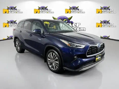 Another view of 2021 Toyota Highlander Hybrid Platinum for sale in Michigan Center, MI at Monster Motors - Jackson, MI