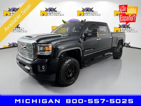Black 2018 GMC Sierra 2500 HD Denali for sale in Michigan Center, MI