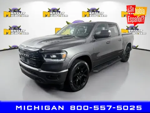 Gray 2022 Ram 1500 Laramie for sale in Michigan Center, MI
