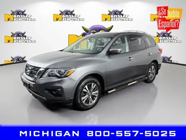 Gray 2018 Nissan Pathfinder SL for sale in Michigan Center, MI