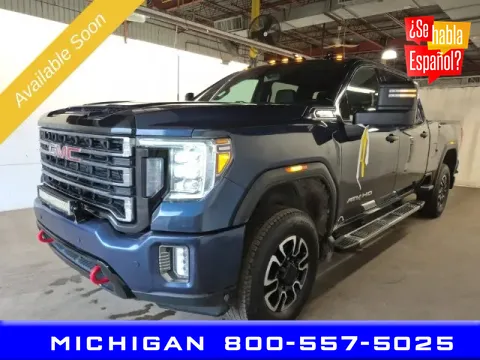 Blue 2020 GMC Sierra 2500 HD AT4 for sale in Michigan Center, MI
