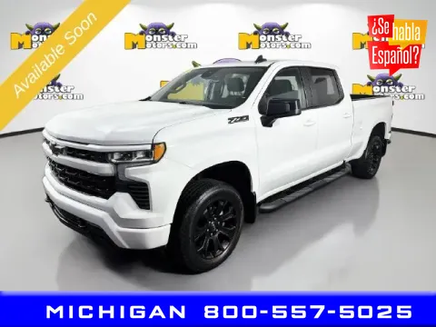 White 2023 Chevrolet Silverado 1500 RST for sale in Michigan Center, MI