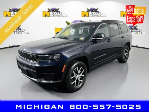 Blue 2024 Jeep Grand Cherokee L Limited for sale in Michigan Center, MI