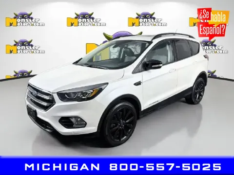 White 2019 Ford Escape Titanium for sale in Michigan Center, MI