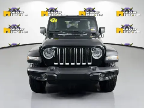 Photos of 2021 Jeep Wrangler Unlimited Sahara for sale in Michigan Center, MI at Monster Motors - Jackson, MI