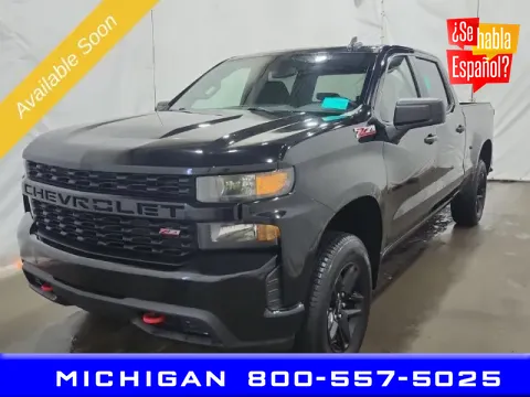 Black 2021 Chevrolet Silverado 1500 Custom Trail Boss for sale in Michigan Center, MI