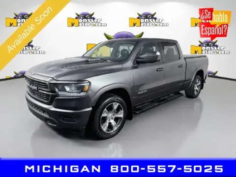 Gray 2022 Ram 1500 Laramie for sale in Michigan Center, MI