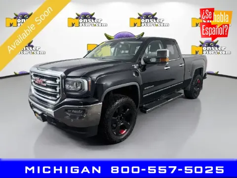 Black 2018 GMC Sierra 1500 SLT for sale in Michigan Center, MI