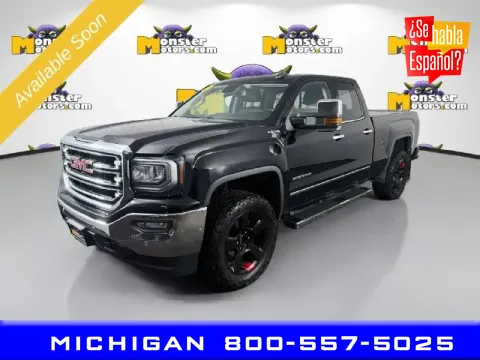 Black 2018 GMC Sierra 1500 SLT for sale in Michigan Center, MI