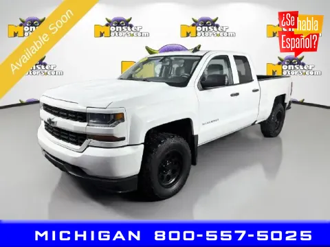 White 2018 Chevrolet Silverado 1500 Custom for sale in Michigan Center, MI