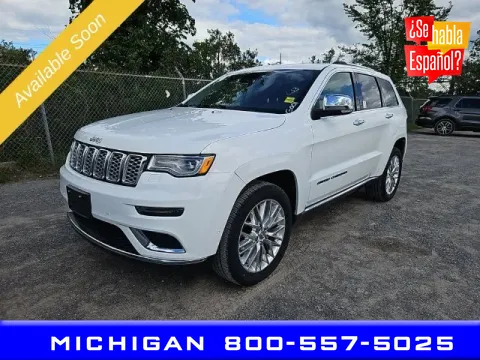 White 2017 Jeep Grand Cherokee Summit for sale in Michigan Center, MI