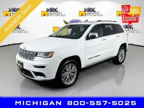 White 2017 Jeep Grand Cherokee Summit for sale in Michigan Center, MI