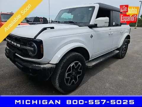 White 2023 Ford Bronco Outer Banks for sale in Michigan Center, MI