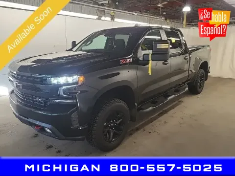 Black 2021 Chevrolet Silverado 1500 LT Trail Boss for sale in Michigan Center, MI