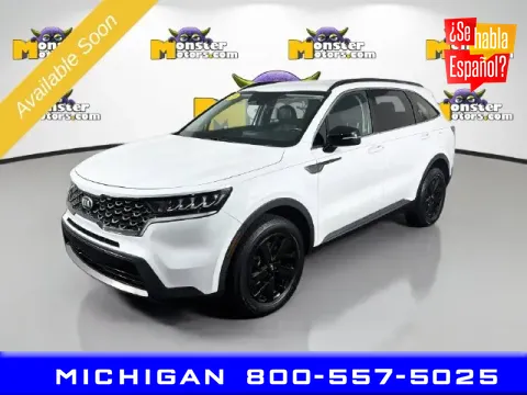 White 2021 Kia Sorento S for sale in Michigan Center, MI