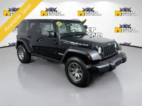 Another view of 2008 Jeep Wrangler Unlimited Rubicon for sale in Michigan Center, MI at Monster Motors - Jackson, MI
