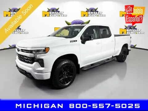White 2023 Chevrolet Silverado 1500 RST for sale in Michigan Center, MI
