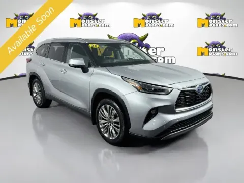 Another view of 2023 Toyota Highlander Hybrid Platinum for sale in Michigan Center, MI at Monster Motors - Jackson, MI