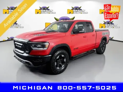 Red 2019 Ram 1500 Rebel for sale in Michigan Center, MI