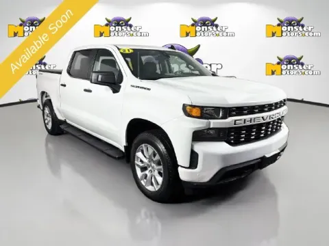 Another view of 2021 Chevrolet Silverado 1500 Custom for sale in Michigan Center, MI at Monster Motors - Jackson, MI