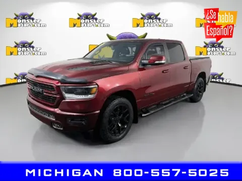 Red 2020 Ram 1500 Rebel for sale in Michigan Center, MI