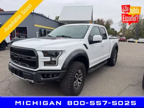 White 2018 Ford F-150 Raptor for sale in Michigan Center, MI