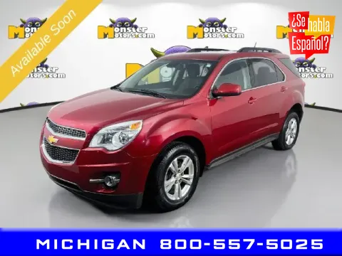 Red 2014 Chevrolet Equinox LT for sale in Michigan Center, MI