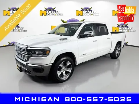 White 2022 Ram 1500 Laramie for sale in Michigan Center, MI