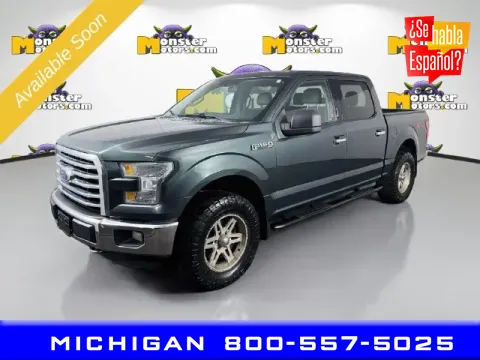 Green 2015 Ford F-150 XLT for sale in Michigan Center, MI