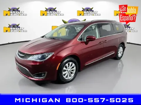 Red 2018 Chrysler Pacifica Touring L Plus for sale in Michigan Center, MI