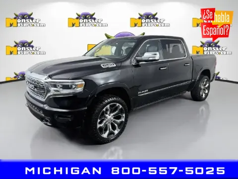 Black 2022 Ram 1500 Limited for sale in Michigan Center, MI