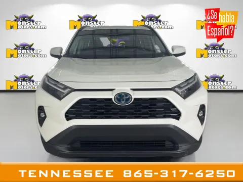 White 2022 Toyota RAV4 Hybrid XLE Premium for sale in Louisville, TN