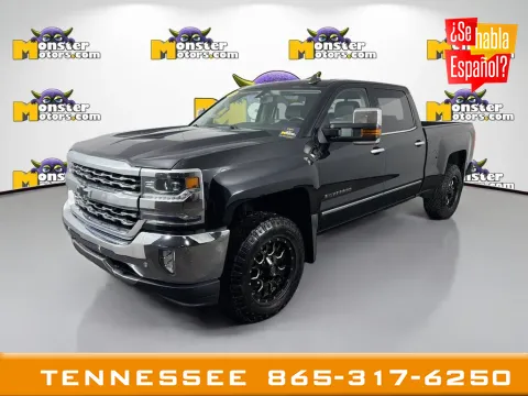 Black 2018 Chevrolet Silverado 1500 LTZ for sale in Louisville, TN