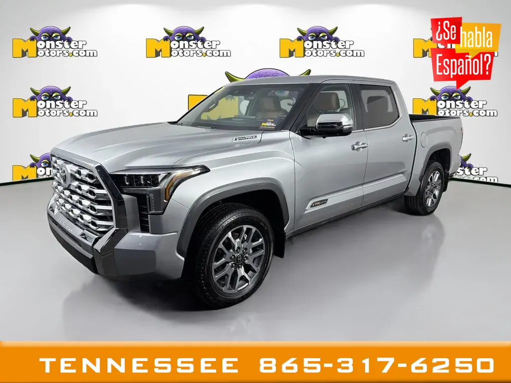 Silver 2025 Toyota Tundra Hybrid 1794 Edition for sale in Louisville, TN