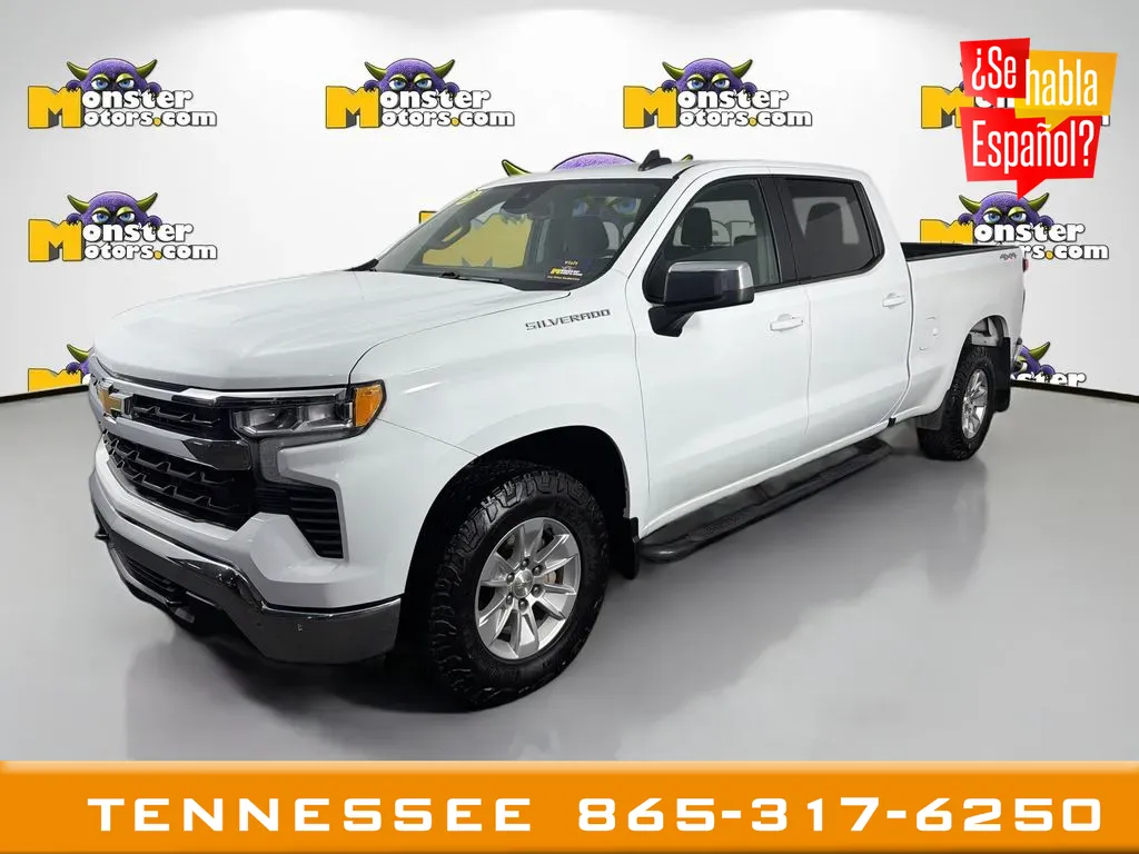 White 2023 Chevrolet Silverado 1500 LT for sale in Louisville, TN